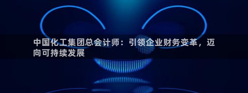球盟会有没有黑单的活动：中国化工集团总会计师：引领企业财务变