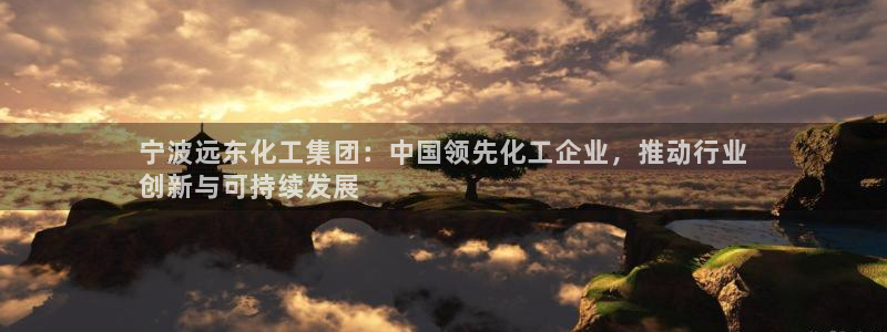 球盟会登录平台：宁波远东化工集团：中国领先化工企业，推动行业