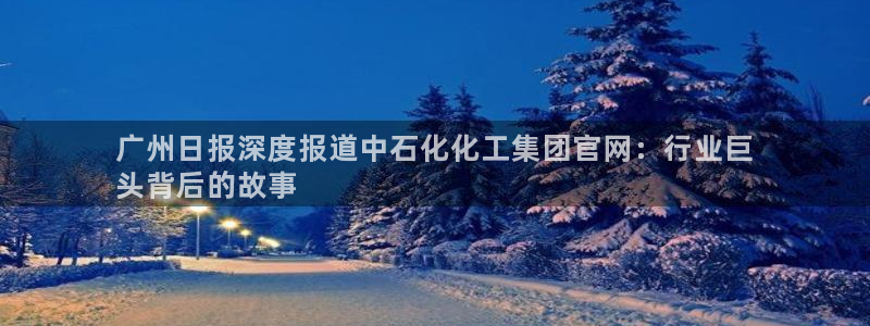 球盟会体育app官方网站：广州日报深度报道中石化化工集团官网