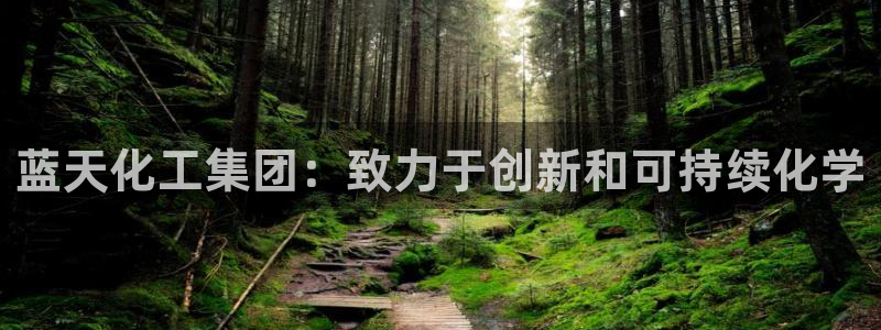 球盟会黑网：蓝天化工集团：致力于创新和可持续化学