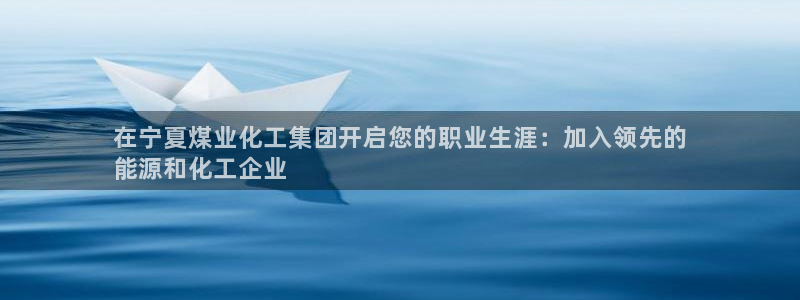 球盟会封禁：在宁夏煤业化工集团开启您的职业生涯：加入领先的

