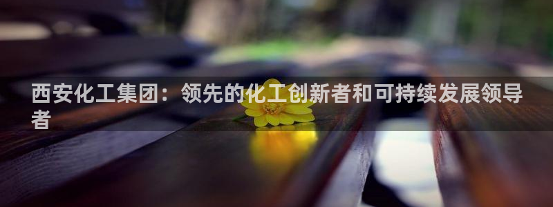 球盟会app网址多少号：西安化工集团：领先的化工创新者和可持