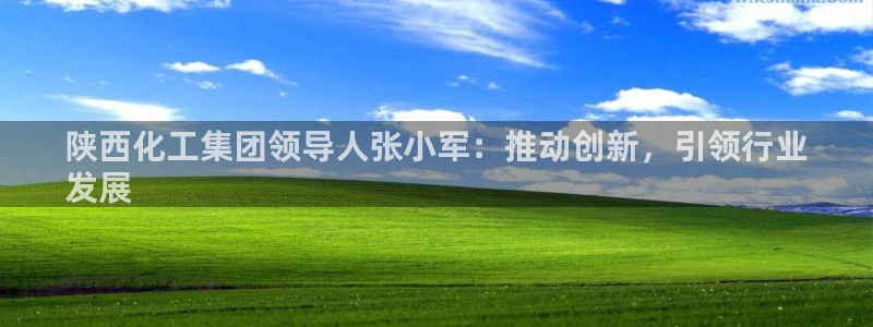 球盟会黑款吗是真的吗：陕西化工集团领导人张小军：推动创新，引