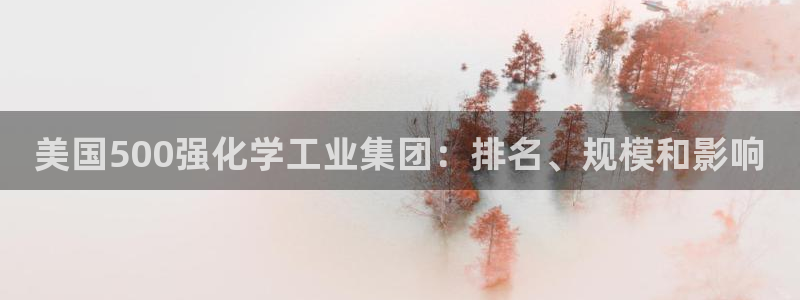 球盟会qm：美国500强化学工业集团：排名、规模和影响