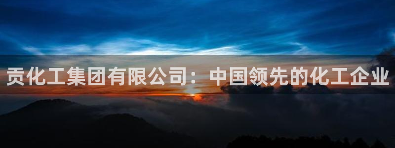 球盟会几点玩合适：贡化工集团有限公司：中国领先的化工企业