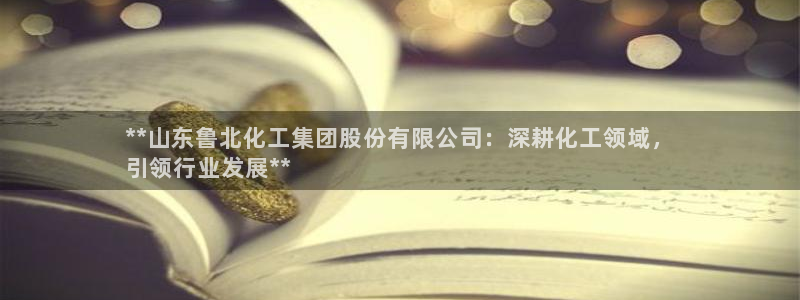 球盟会电子游戏平台：**山东鲁北化工集团股份有限公司：深耕化
