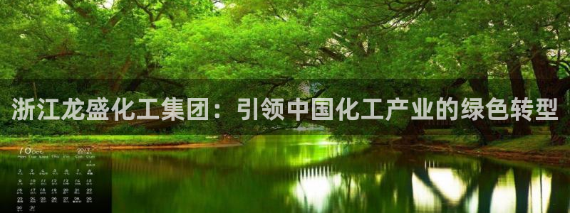 球盟会地址：浙江龙盛化工集团：引领中国化工产业的绿色转型
