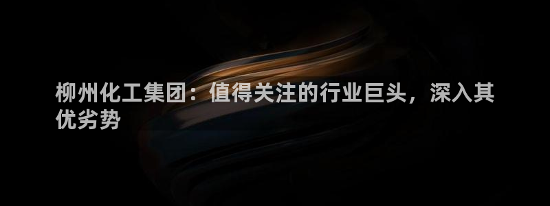 球盟会在线登入：柳州化工集团：值得关注的行业巨头，深入其
优